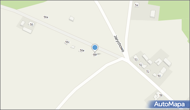 Radęcin, Radęcin, 56f, mapa Radęcin