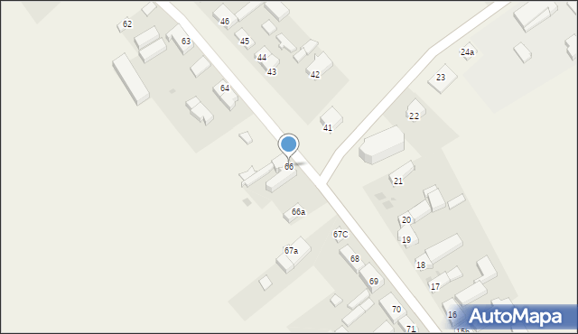 Radęcin, Radęcin, 66, mapa Radęcin