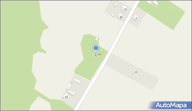 Radęcin, Radęcin, 81, mapa Radęcin