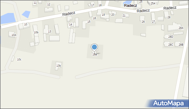 Radecz, Radecz, 19a, mapa Radecz