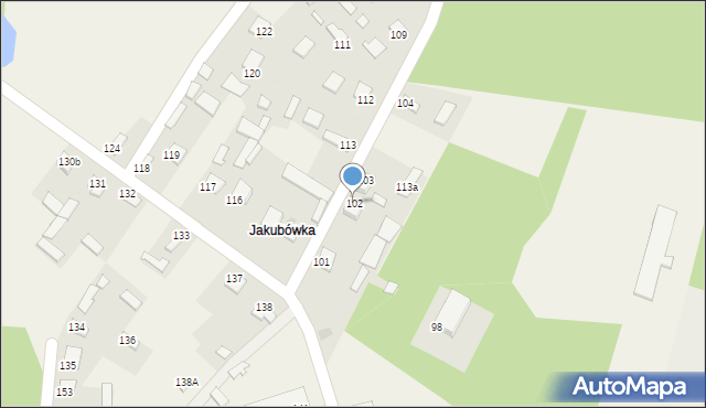 Radków, Radków, 102, mapa Radków