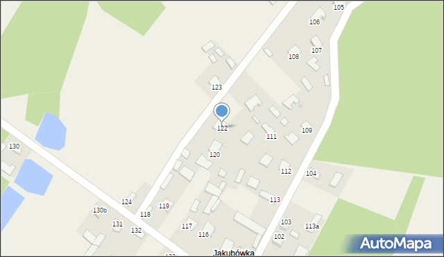 Radków, Radków, 122, mapa Radków