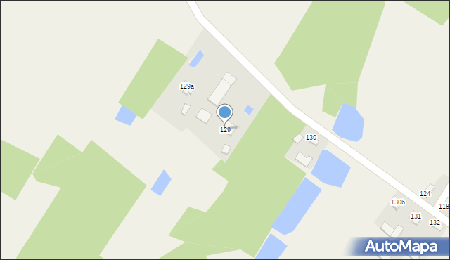 Radków, Radków, 129, mapa Radków
