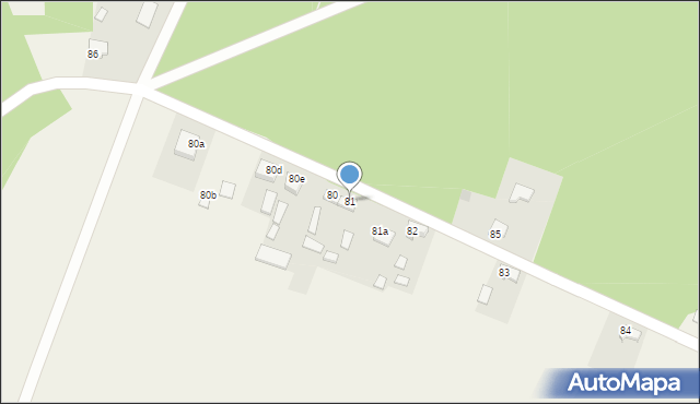 Radków, Radków, 81, mapa Radków