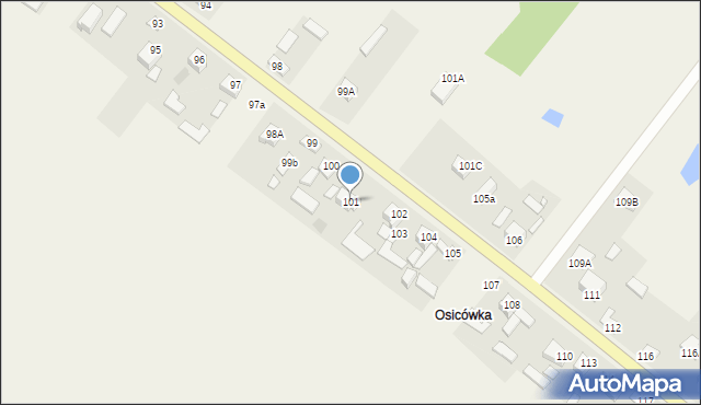Radkowice, Radkowice, 101, mapa Radkowice