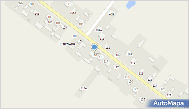 Radkowice, Radkowice, 110, mapa Radkowice