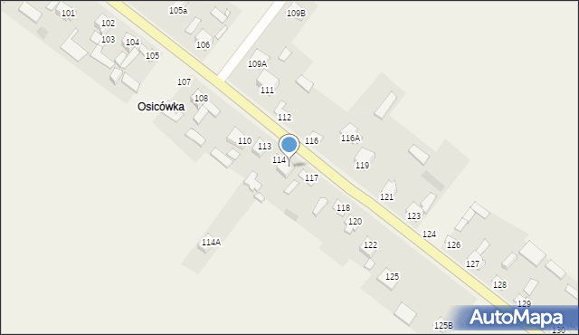 Radkowice, Radkowice, 115, mapa Radkowice