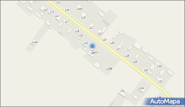 Radkowice, Radkowice, 125, mapa Radkowice