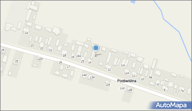 Radkowice, Radkowice, 13, mapa Radkowice