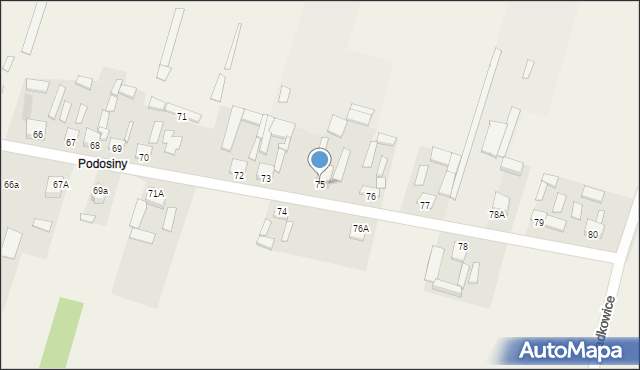 Radkowice, Radkowice, 75, mapa Radkowice