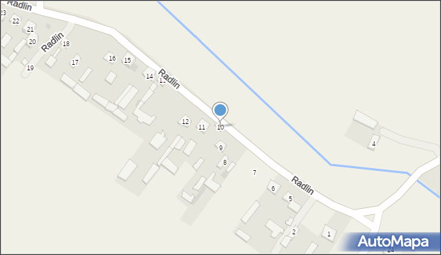 Radlin, Radlin, 10, mapa Radlin