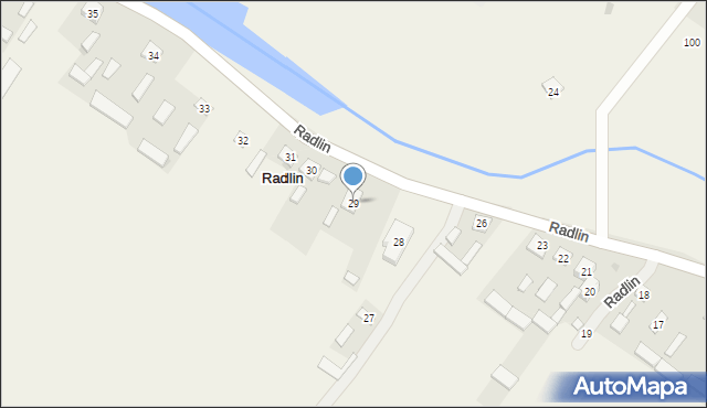 Radlin, Radlin, 29, mapa Radlin
