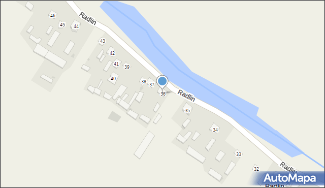 Radlin, Radlin, 36, mapa Radlin