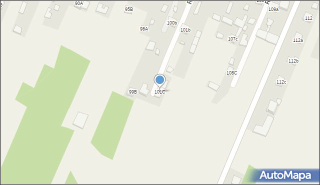 Radlin, Radlin, 101C, mapa Radlin