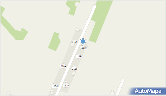 Radlin, Radlin, 111g, mapa Radlin