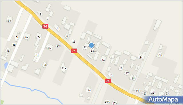 Radlin, Radlin, 13/1, mapa Radlin