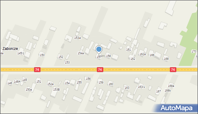 Radlin, Radlin, 157, mapa Radlin