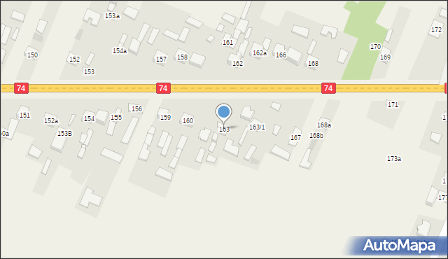 Radlin, Radlin, 163, mapa Radlin