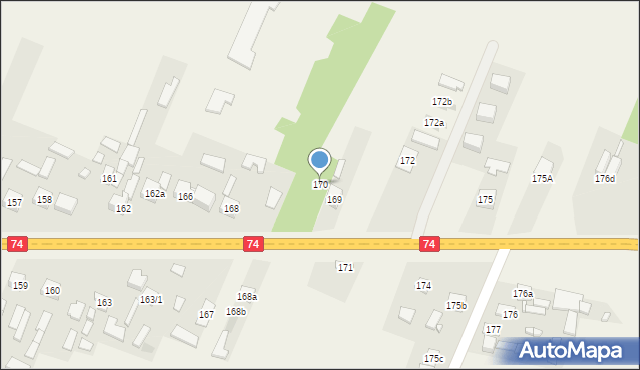 Radlin, Radlin, 170, mapa Radlin