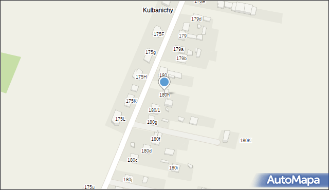 Radlin, Radlin, 180h, mapa Radlin