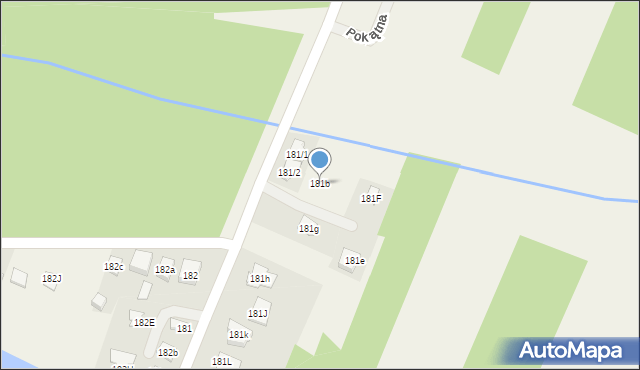 Radlin, Radlin, 181b, mapa Radlin