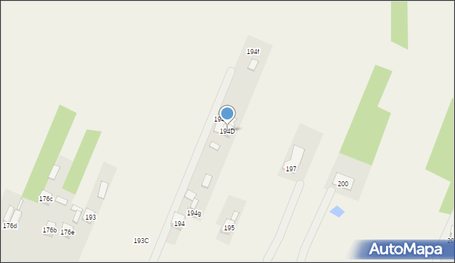 Radlin, Radlin, 194D, mapa Radlin