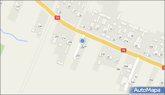 Radlin, Radlin, 20a, mapa Radlin