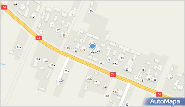 Radlin, Radlin, 22, mapa Radlin