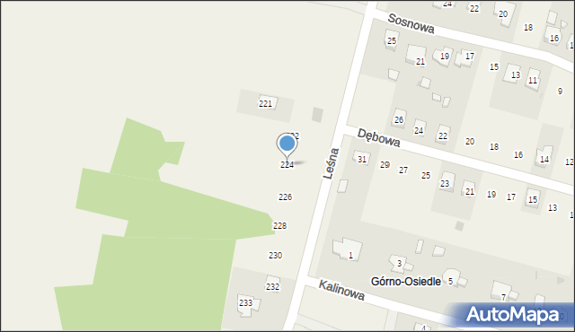 Radlin, Radlin, 224, mapa Radlin