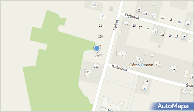 Radlin, Radlin, 230, mapa Radlin