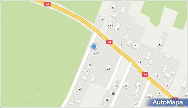 Radlin, Radlin, 2b, mapa Radlin