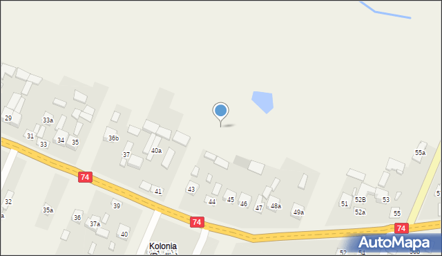 Radlin, Radlin, 43b, mapa Radlin