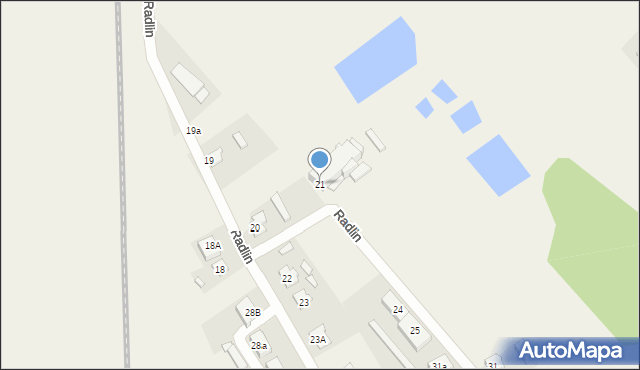 Radlin, Radlin, 21, mapa Radlin