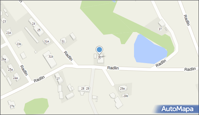 Radlin, Radlin, 30, mapa Radlin