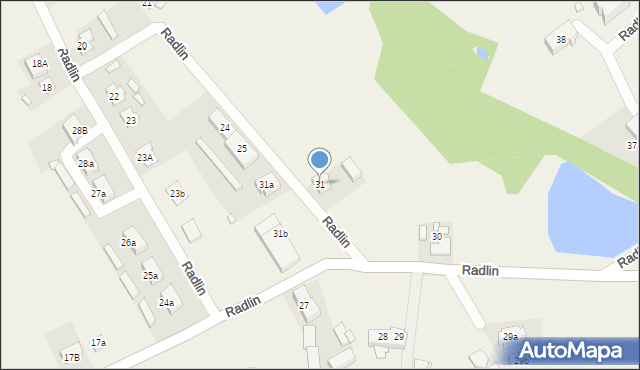Radlin, Radlin, 31, mapa Radlin