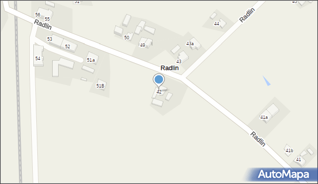 Radlin, Radlin, 42, mapa Radlin