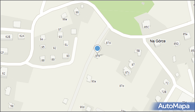 Radlna, Radlna, 87b, mapa Radlna