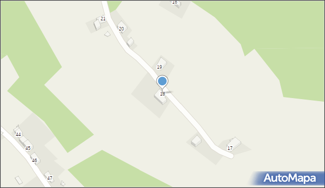 Radłówka, Radłówka, 18, mapa Radłówka