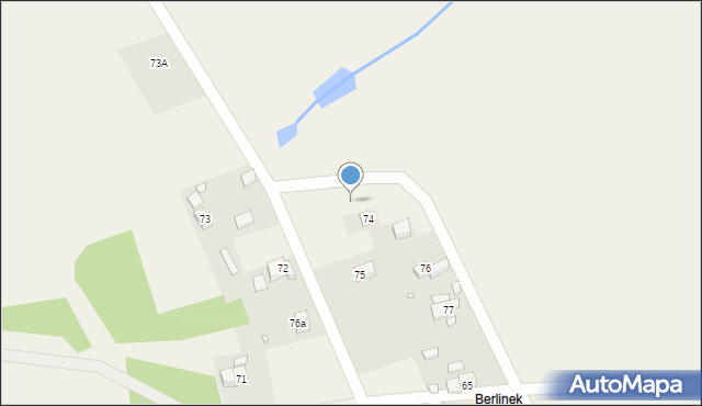 Radłówka, Radłówka, 74a, mapa Radłówka