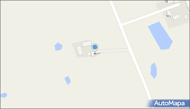 Radłowo, Radłowo, 55, mapa Radłowo