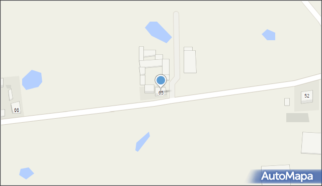 Radłowo, Radłowo, 65, mapa Radłowo