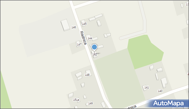 Radnica, Radnica, 142, mapa Radnica