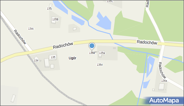 Radochów, Radochów, 136e, mapa Radochów