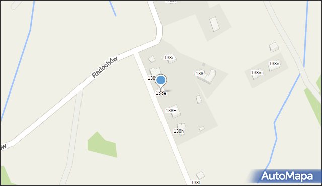 Radochów, Radochów, 138e, mapa Radochów