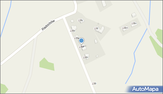 Radochów, Radochów, 138F, mapa Radochów