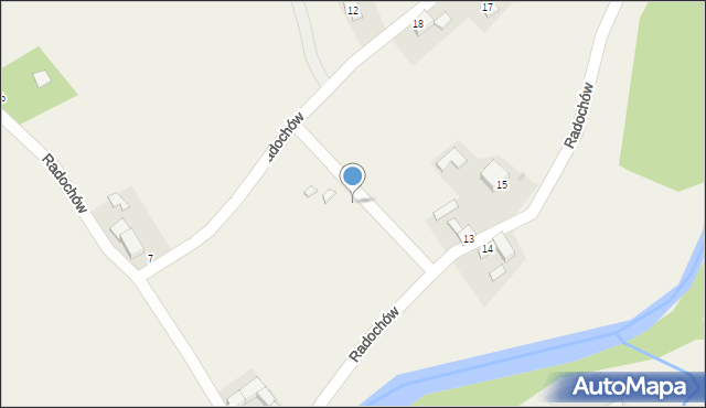 Radochów, Radochów, 13f, mapa Radochów