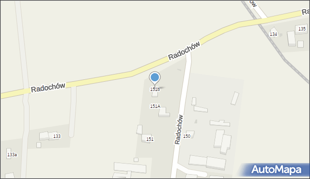 Radochów, Radochów, 151b, mapa Radochów