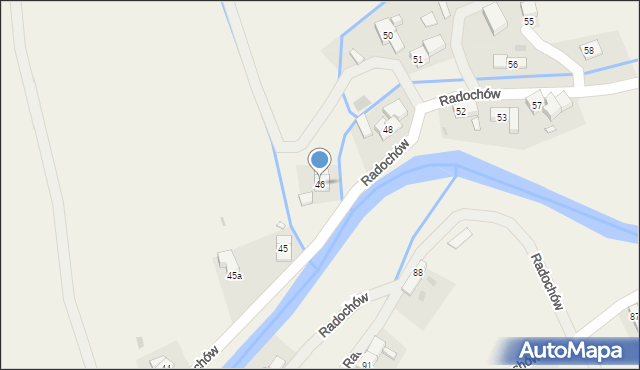 Radochów, Radochów, 46, mapa Radochów