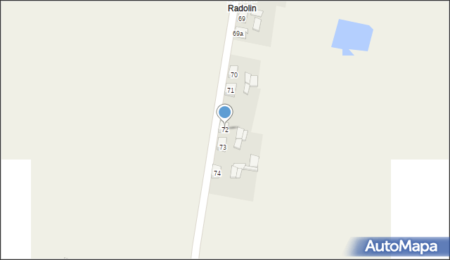 Radolin, Radolin, 72, mapa Radolin