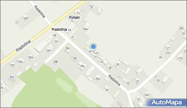 Radolina, Radolina, 43, mapa Radolina
